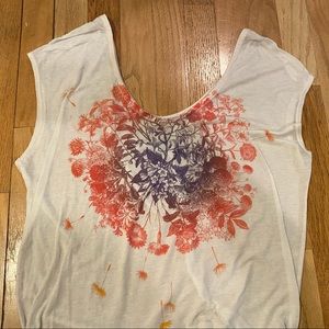 CHASER pretty floral t shirt